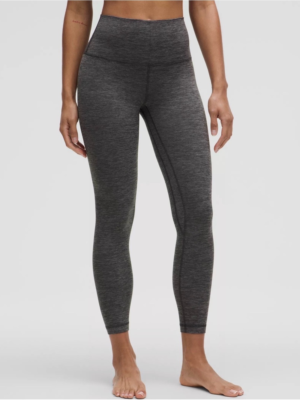 lululemon athletica Dark Charcoal Heather High-Rise Leggings